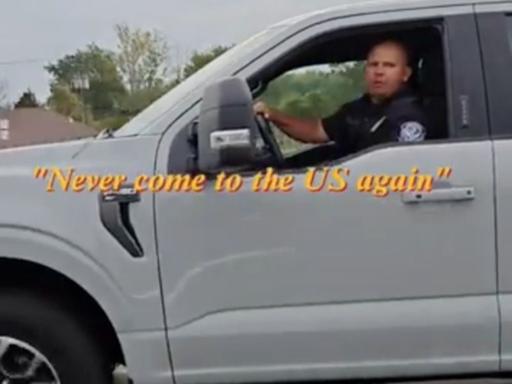 NextImg:'Never come to the U.S. again!' Video shows alleged border officer yelling at Canadian driver